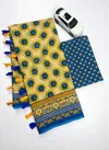 MG 570 Plain Linen Digital Printed Fancy Saree Wholesalers In Surat